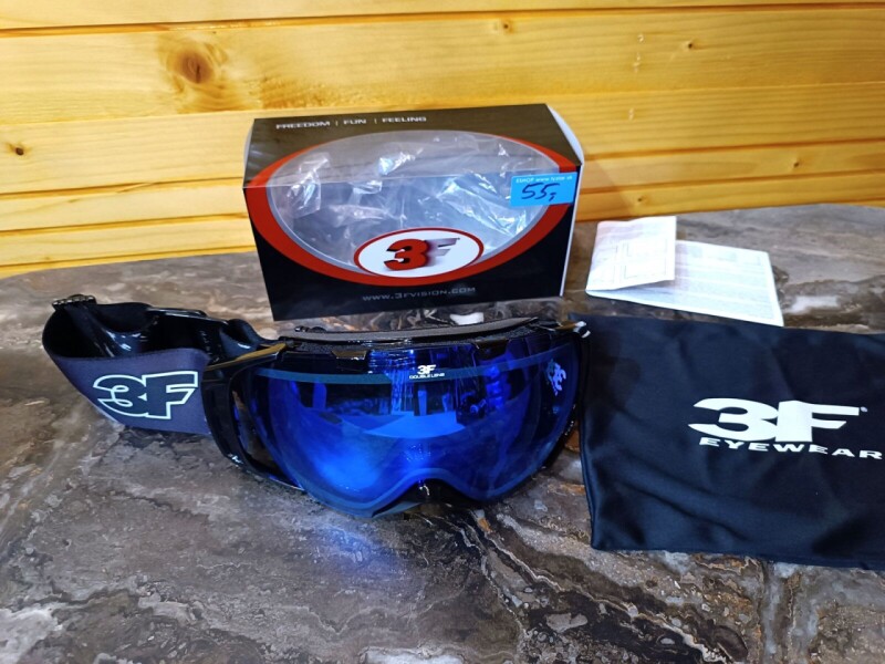 UNI LYŽIARSKE OKULIARE 3F VISON BOOST BLACK-BLUE